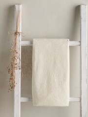 Mamas & Papas Oatmeal Marl 100% Cotton Single Cotbed Fitted Sheet - Image 1 of 2