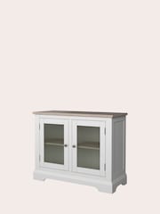 Laura Ashley White Dorset 2 Door Glazed Sideboard - Image 4 of 4