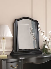 Laura Ashley Black Montpellier Dressing Table Mirror - Image 1 of 4
