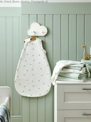 Mamas & Papas Multi 100% Cotton Cotbed Fitted Sheets 2 Pack - Image 3 of 6