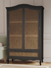 Laura Ashley Black Montpellier Double 1 Drawer Wardrobe - Image 1 of 6