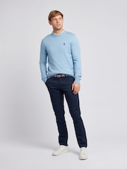 Azul - U.S. Polo Assn. Mens Classic Chinos Trousers - Imagen 3 de 6