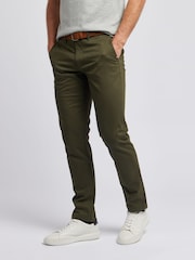 U.S. Polo Assn. Green Mens Classic Chinos Trousers - Image 1 of 8