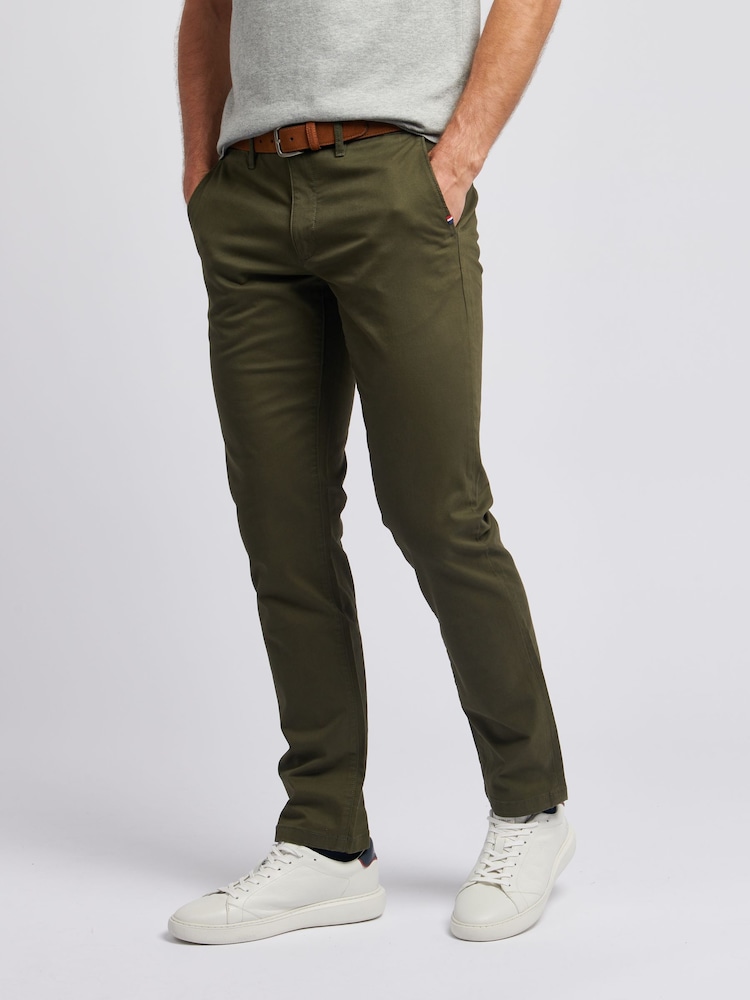 U.S. Polo Assn. Green Mens Classic Chinos Trousers - Image 1 of 8