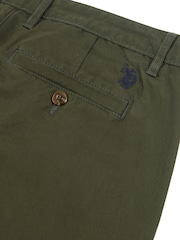 U.S. Polo Assn. Green Mens Classic Chinos Trousers - Image 8 of 8
