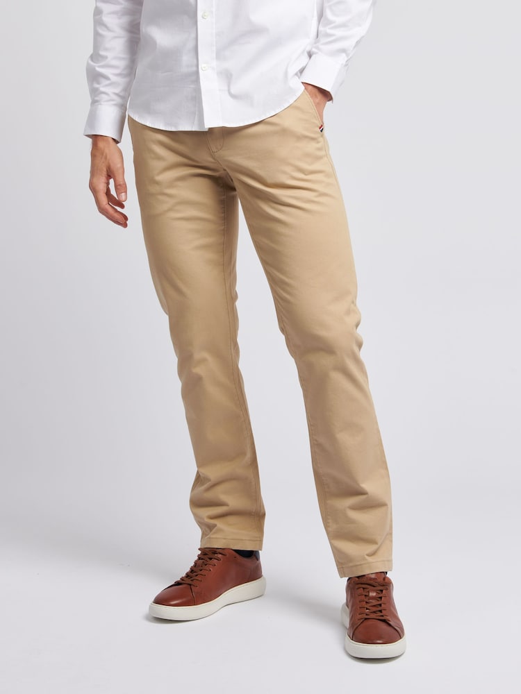 U.S. Polo Assn. Brown Mens Classic Chinos Trousers - Image 1 of 10
