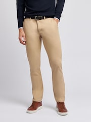 U.S. Polo Assn. Brown Mens Classic Chinos Trousers - Image 3 of 10