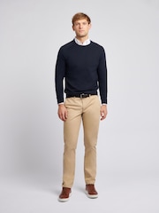 U.S. Polo Assn. Brown Mens Classic Chinos Trousers - Image 5 of 10