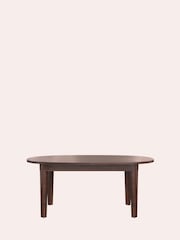 Laura Ashley Dark Chestnut Garrat Oval 6-8 Seater Extending Dining Table - Image 2 of 7