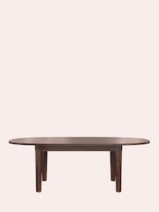 Laura Ashley Dark Chestnut Garrat Oval 6-8 Seater Extending Dining Table - Image 5 of 7