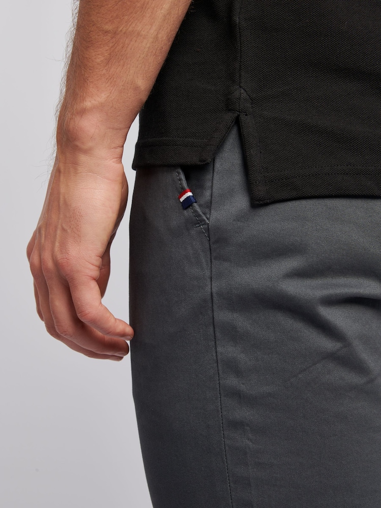 U.S. Polo Assn. Grey Mens Classic Chinos Trousers - Image 6 of 9