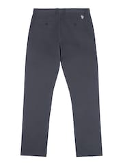 U.S. Polo Assn. Grey Mens Classic Chinos Trousers - Image 8 of 9