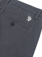 U.S. Polo Assn. Grey Mens Classic Chinos Trousers - Image 9 of 9