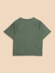 White Stuff Green Ferne Linen Blend Shirt - Image 6 of 7