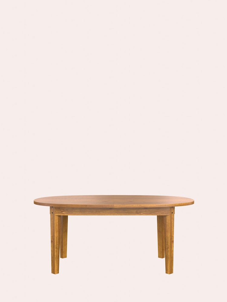 Laura Ashley Honey Garrat Oval 6-8 Seater Extending Dining Table - Image 2 of 7
