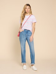 White Stuff White Stripe Abbie T-Shirt - Image 3 of 7