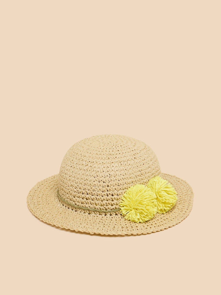 White Stuff Natural Girls Sun Hat - Image 1 of 2 White Stuff Natural Girls Sun Hat - Image 1 of 2