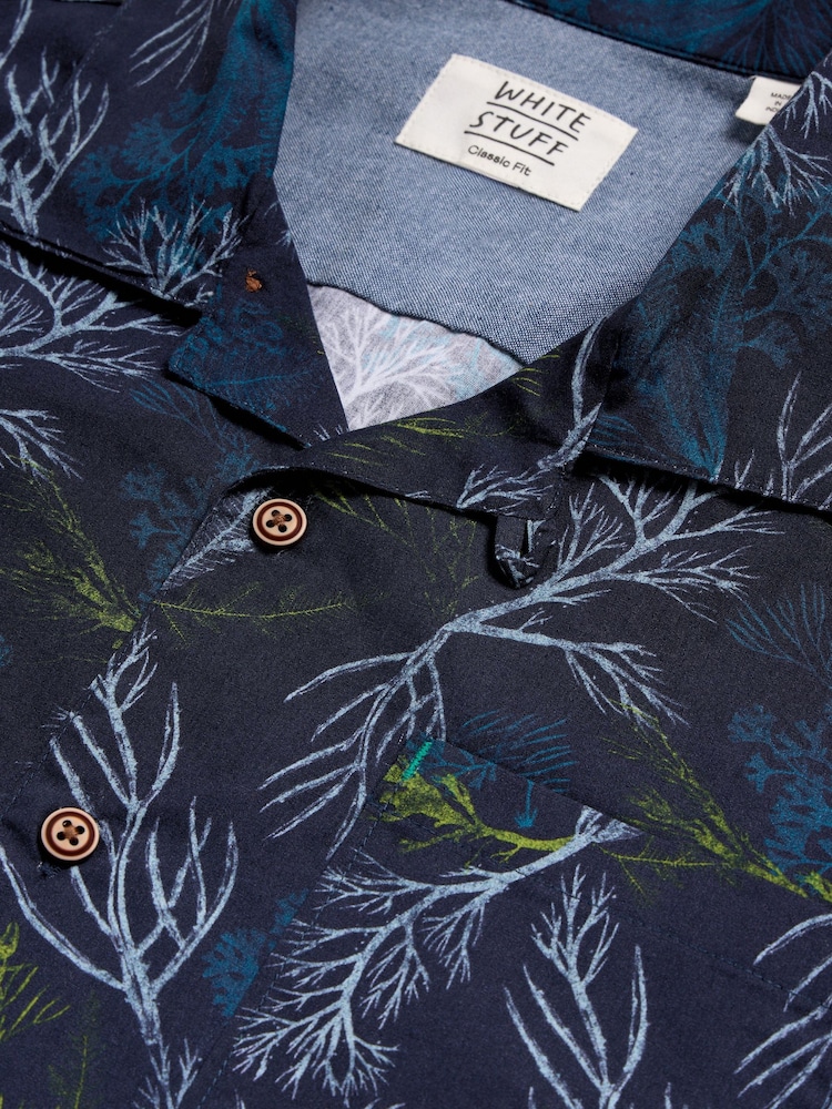 White Stuff Blue Crab Printed Shirt - Image 7 of 7 White Stuff Blue Crab Printed Shirt - Image 7 of 7