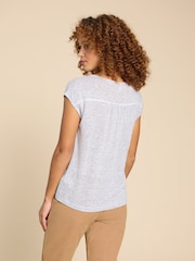 White Stuff 100% Linen Nina Tank - Bild 3 von 8