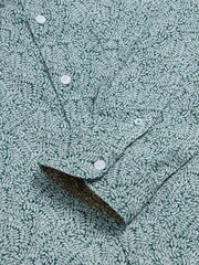 White Stuff Blue Basil Leaf Printed Shirt - Image 7 of 7