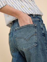 White Stuff Blue Tilly Tapered Jeans - Image 4 of 7