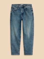 White Stuff Blue Tilly Tapered Jeans - Image 5 of 7