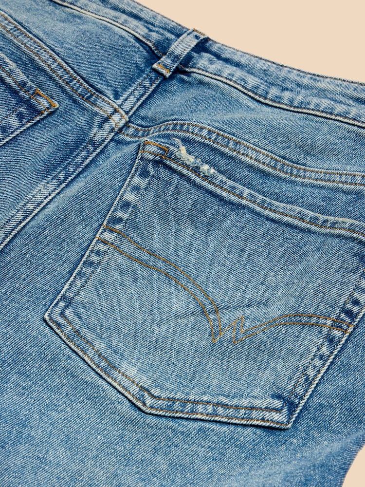 White Stuff Blue Tilly Tapered Jeans - Image 7 of 7