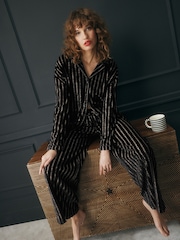 Rockett St George métallisé Rayure Pyjama boutonné - Image 1 de 11