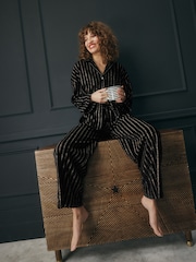 Rockett St George métallisé Rayure Pyjama boutonné - Image 3 de 11