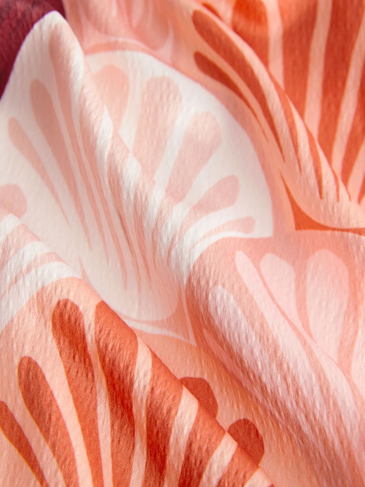 Rockett St George Pink Shell Woven Button Up Pyjamas - Image 10 of 11