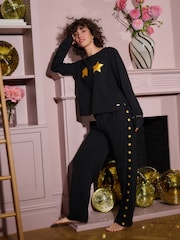Rockett St George Black Star 100% Cotton Pyjamas - Image 2 of 6