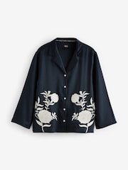 Rockett St George Black and White Woven Buttton Up Pyjamas - Image 8 of 11