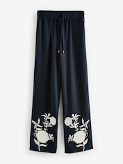 Rockett St George Black and White Woven Buttton Up Pyjamas - Image 9 of 11