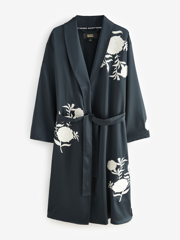 Rockett St George Robe enveloppante martelée Satin - Image 7 of 9