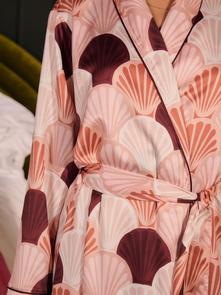Rockett St George Robe enveloppante martelée Satin - Image 3 of 7