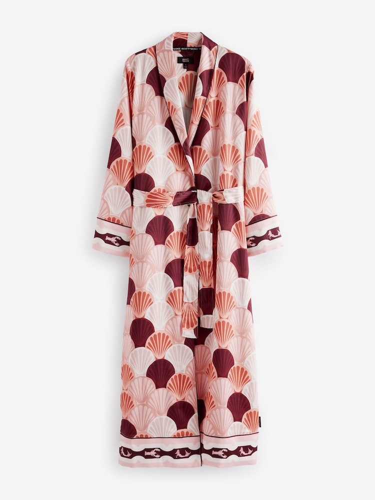 Rockett St George Robe enveloppante martelée Satin - Image 5 of 7