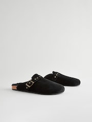 Rockett St George Black Studded Mule Slippers - Image 2 of 6