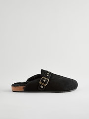 Rockett St George Black Studded Mule Slippers - Image 3 of 6