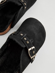 Rockett St George Black Studded Mule Slippers - Image 6 of 6
