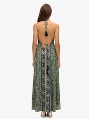 Superdry Green ST Tropez Paisley Maxi Dress - Image 2 of 6