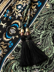 Superdry Green ST Tropez Paisley Maxi Dress - Image 6 of 6