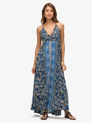 Superdry Navy Tropez Paisley Maxi Dress - Image 1 of 6
