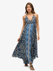 Superdry Navy Tropez Paisley Maxi Dress - Image 2 of 6