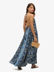 Superdry Navy Tropez Paisley Maxi Dress - Image 3 of 6
