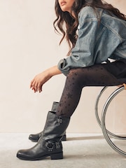 Rockett St George Black Doodle Tights - Image 2 of 6