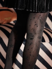 Rockett St George Black Doodle Tights - Image 4 of 6