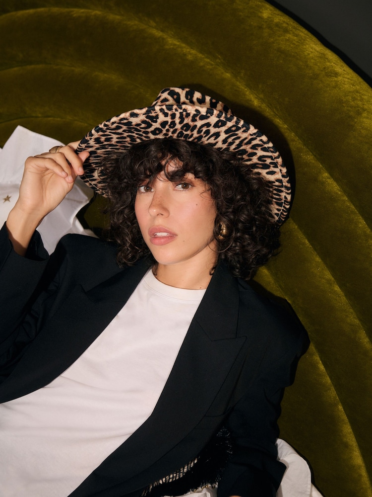 Rockett St George Leopard Print Fedora Animal Hat - Image 1 of 6