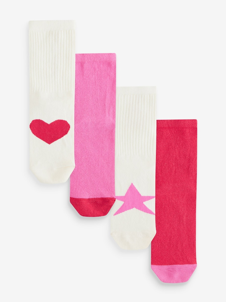 Rockett St George Love Life Four Pack Socks - Image 1 of 1