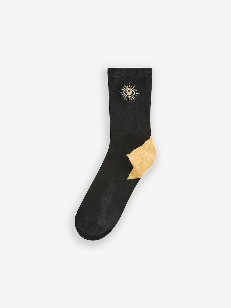 Rockett St George Black Socks 4 Pack - Image 2 of 5
