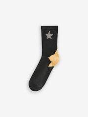 Rockett St George Black Socks 4 Pack - Image 4 of 5